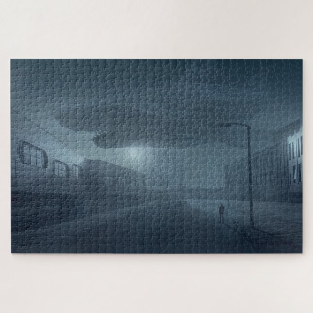 Dämon-Haifisch Puzzle (Horizontal)