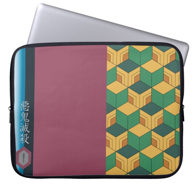 Damon Slayer Kimetsu no Yaiba Giyuu Laptop Case (Vorderseite)