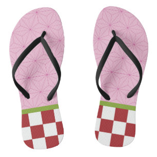Damon Slayer Nezuko Kamado Paar Flip Flops