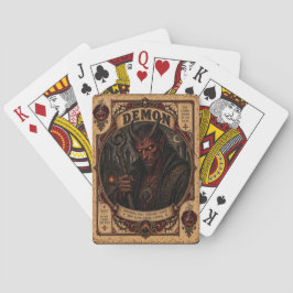 Dämon, Vintage Circus Monsters Spielkarten