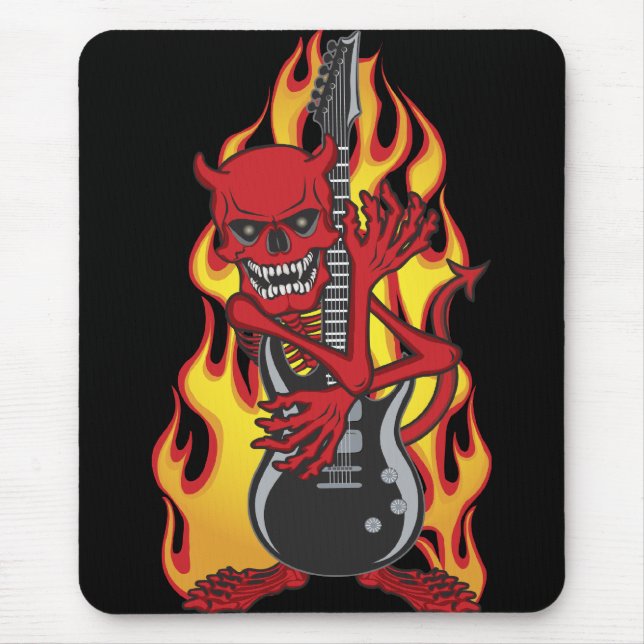 Dämon von Rock Mousepad (Vorne)