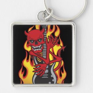 Dämon von Rock Schlüsselanhänger