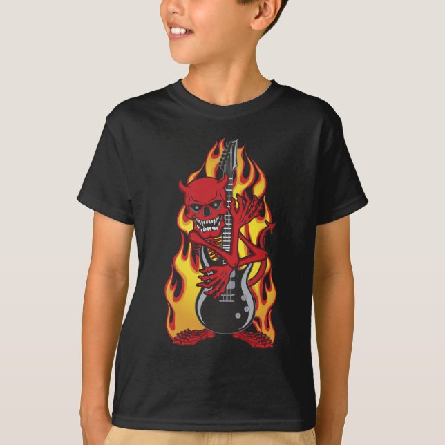 Dämon von Rock T-Shirt (Vorderseite)