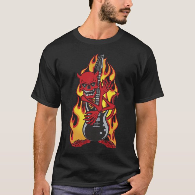 Dämon von Rock T-Shirt (Vorderseite)