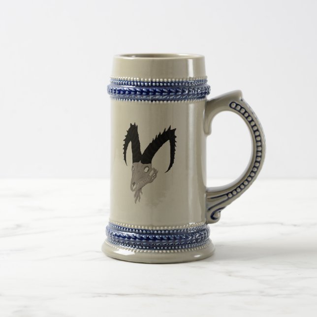 Dämon-Ziegen-Schädel-Tasse Bierglas (Rechts)
