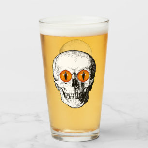 Dämonen Mit Augen Schädel Glas