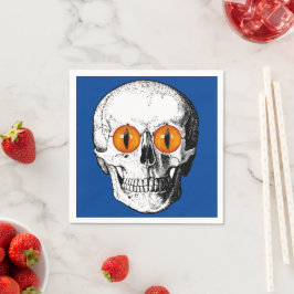 Dämonen Mit Augen Schädel Serviette