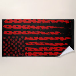 Dämonenflagge Strandtuch