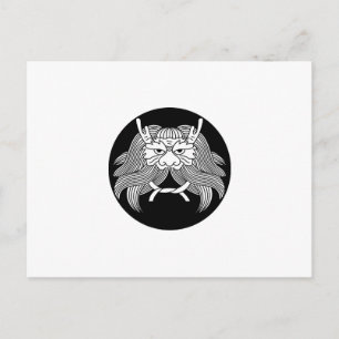 Dämonenhelm Postkarte