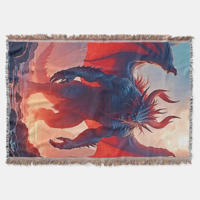 Dämonenkönig: Ewiger Drache Schattenkunst Decke (Vorderseite)