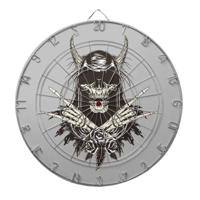 Dämonenmöwe Dartscheibe (vorne)