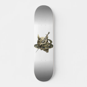 Dämonenschädel Python-Schlangenskateboard Skateboard
