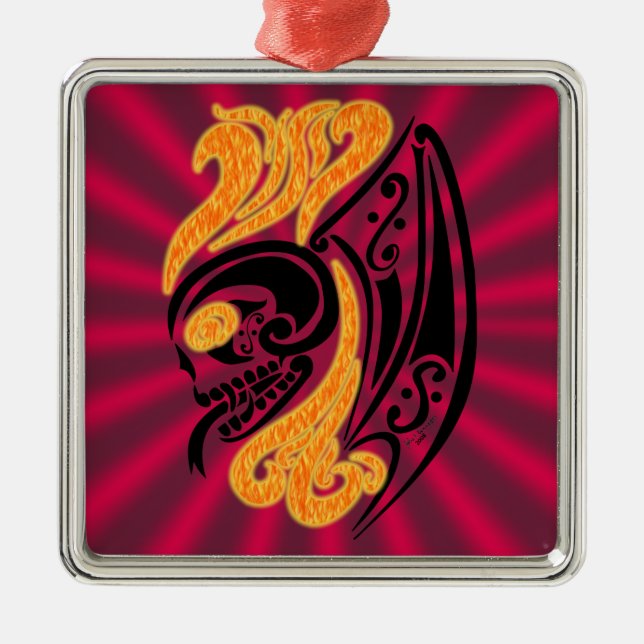 Dämonica Ornament Aus Metall (Vorne)