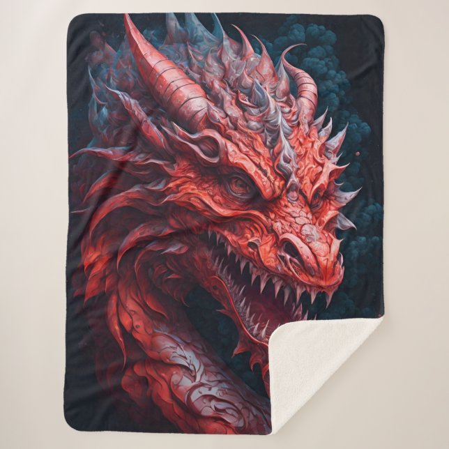 Dämonischer Drache Sherpadecke (Vorderseite)