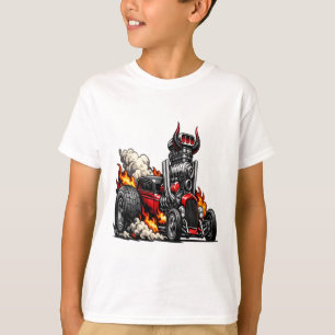 Dämonischer Hot Rod T-Shirt