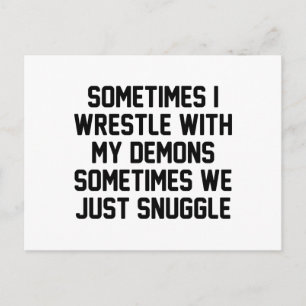 DämonSnuggle Postkarte
