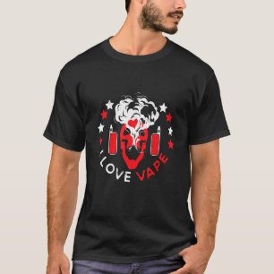 Dampf Dampfer E Zigarette Vape E Shisha Rauchen Sm T-Shirt