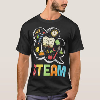 Dampf-Lehrer und Schüler Zurück zur Schule T-Shirt