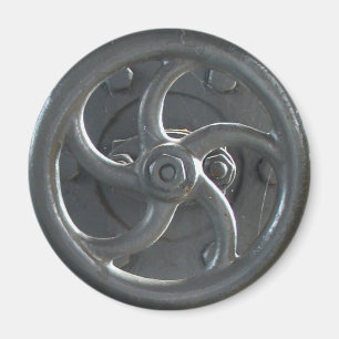 Dampf-Motor-Druck-Rad-Kühlschrankmagnet Magnet