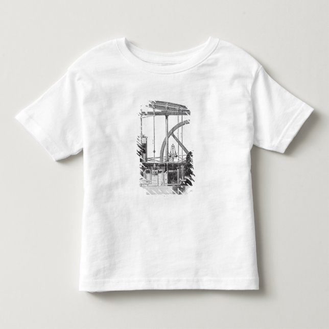 Dampf-Motor Kleinkind T-shirt (Vorderseite)