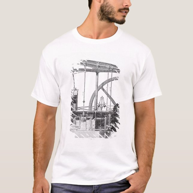 Dampf-Motor T-Shirt (Vorderseite)