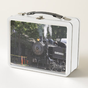 Dampf-Motor-Zug-Mittagessen-Kasten Metall Brotdose