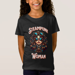 Dampf-Punk-Frau T-Shirt
