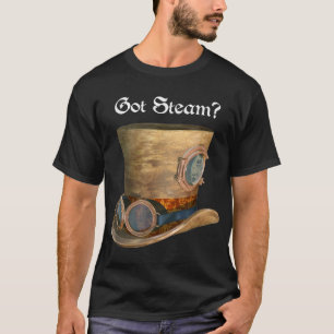 Dampf-Punk-Topfhut-Brille Cosplay Sci-Fi Steampunk T-Shirt