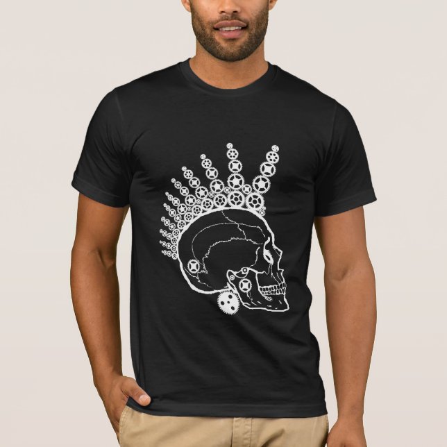 DAMPF PUNKED! das entscheidende steamPunk T-Shirt (Vorderseite)