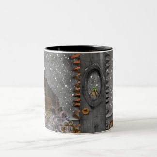 Dampf-Punkraum - Kaffee-Tasse Zweifarbige Tasse