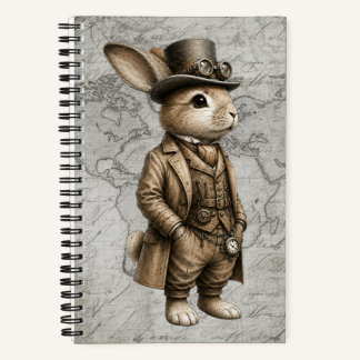Dampf-Rabbit Notizbuch