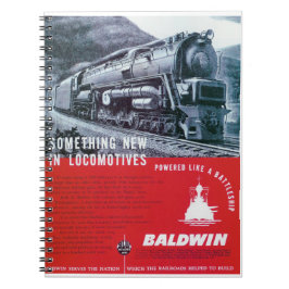 Dampf-Turbine-Notizbuch Pennsylvania-Eisenbahn-S-2 Notizblock