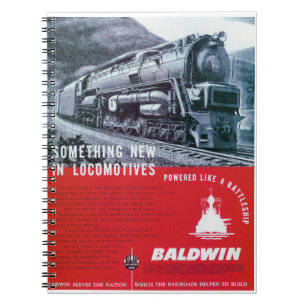 Dampf-Turbine-Notizbuch Pennsylvania-Eisenbahn-S-2 Notizblock