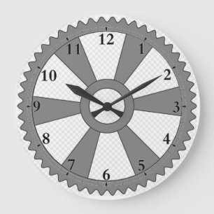 Dampf-Uhr Große Wanduhr