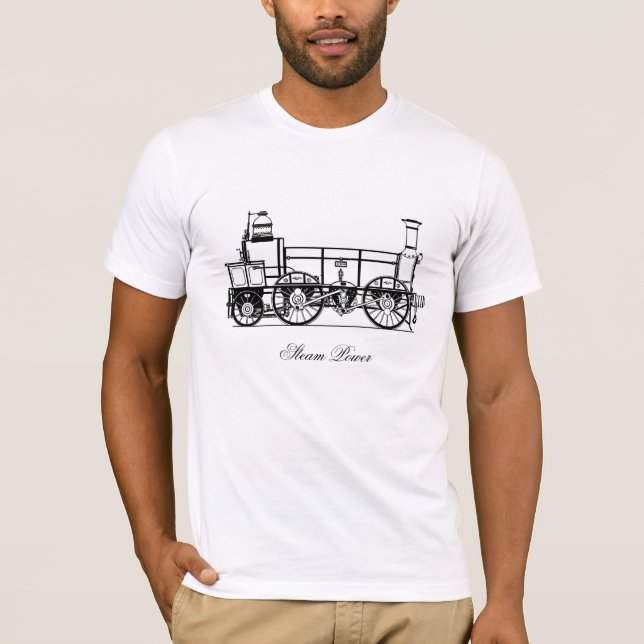 Dampf-Zug - Dampf-Power! T-Shirt (Vorderseite)