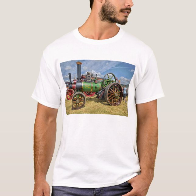 Dampf-Zugkraft-Motoren T-Shirt (Vorderseite)
