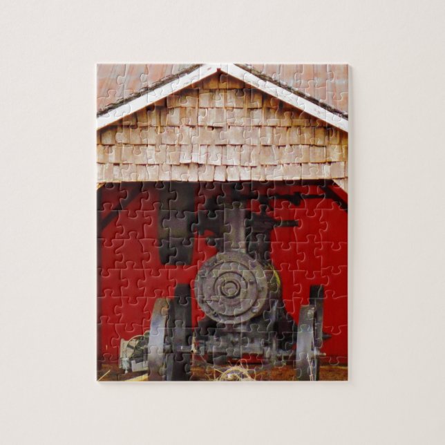 Dampfantrieb Antique Tracter Puzzle (Vertikal)