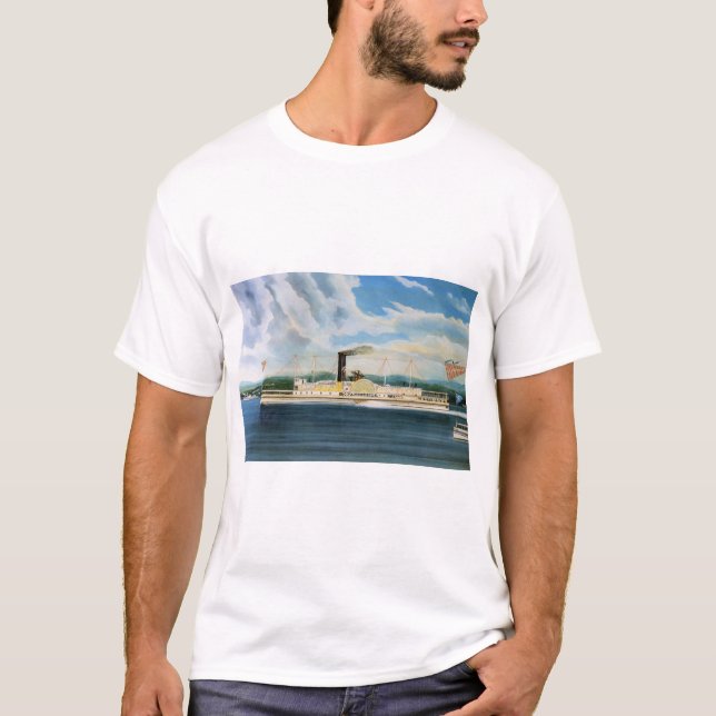 Dampfboot Vanderbilt 1847 T-Shirt (Vorderseite)