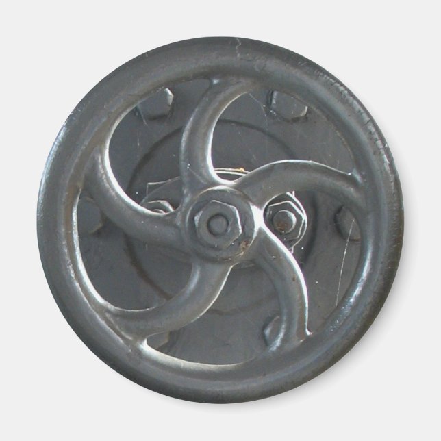 Dampfdruckrad Motor Kühlschrankmagnet Magnet (Vorne)