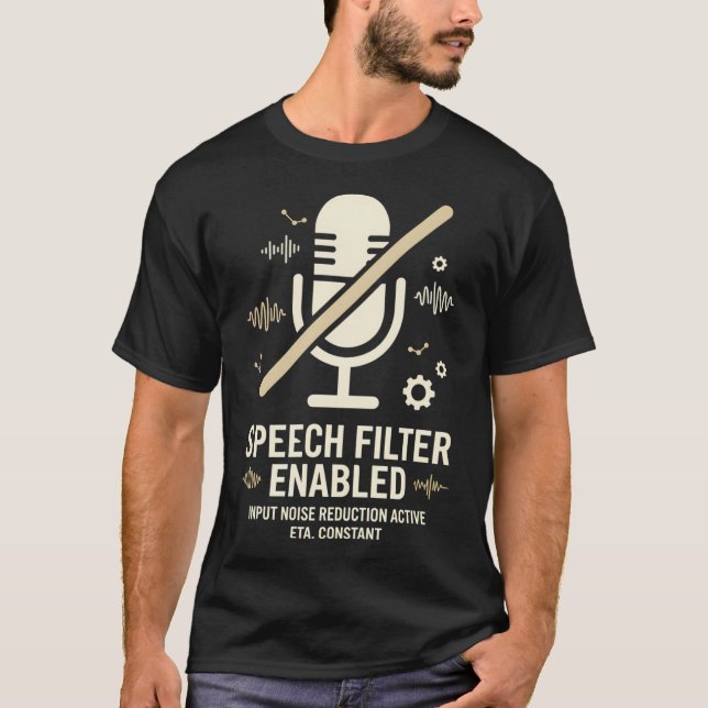 Dämpfe den Lärm T-Shirt (Vorderseite)