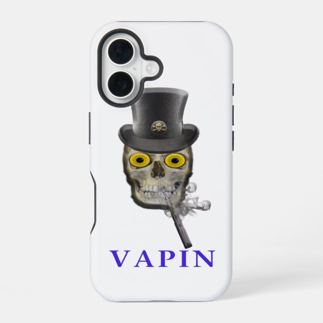Dampfen iPhone 16 Hülle (Rückseite)