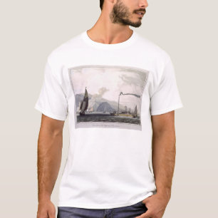 Dämpfen Sie Boot auf dem Clyde nahe Dumbarton, von T-Shirt