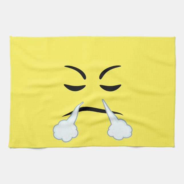 Dämpfen von Emoji Geschirrtuch (Horizontal)