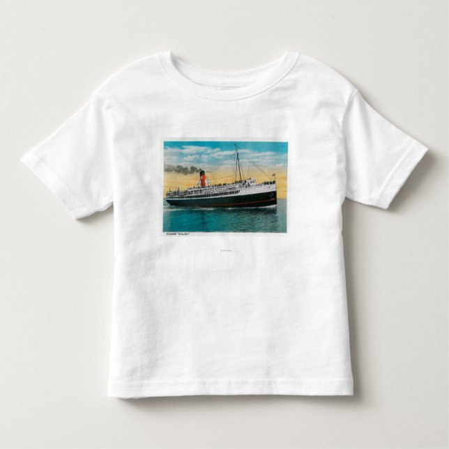 Dampfer "Avalon" in Insel Sankt Catalina Kleinkind T-shirt (Vorderseite)