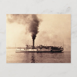 Dampfer Frank E. Kirby - Louis Pesha Postkarte