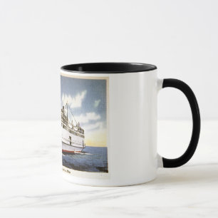 Dampfer Naushon, Nantucket Steamboat-Linie, Mass. Tasse
