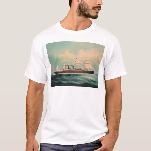 Dampfer S.S. China (1614A) T-Shirt (Vorderseite)