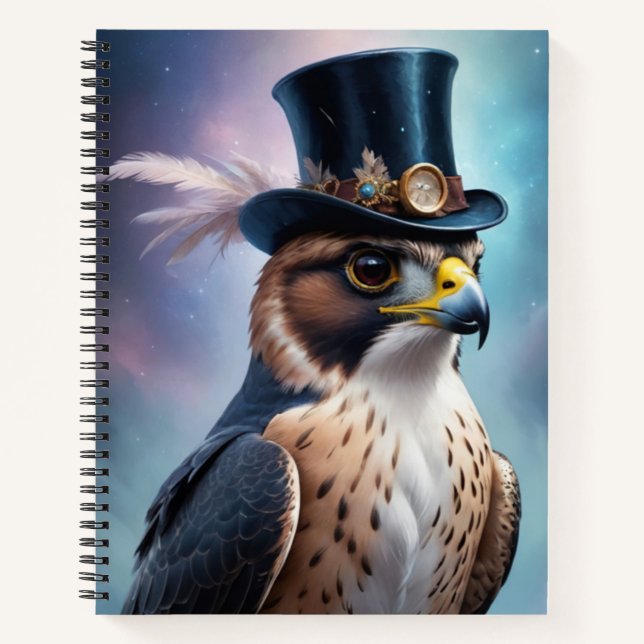 Dampffalke Notizbuch (Vorderseite)