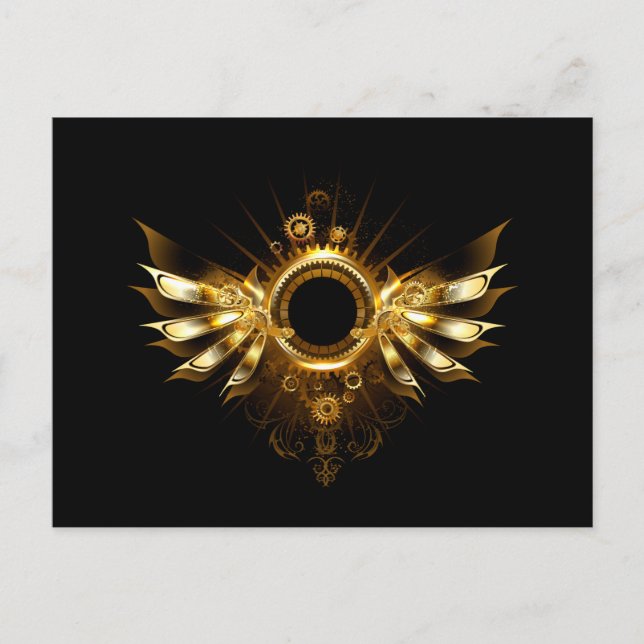 Dampfflügel Ankündigungspostkarte (Vorderseite)