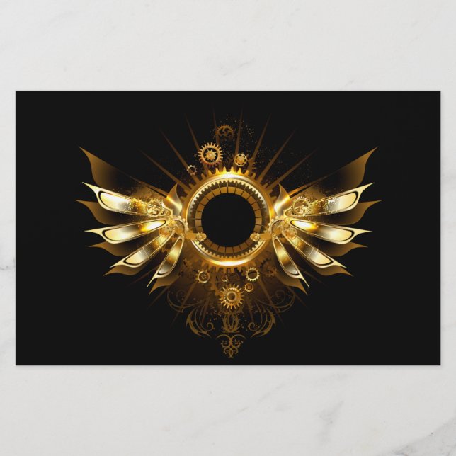 Dampfflügel Briefpapier (Vorderseite)